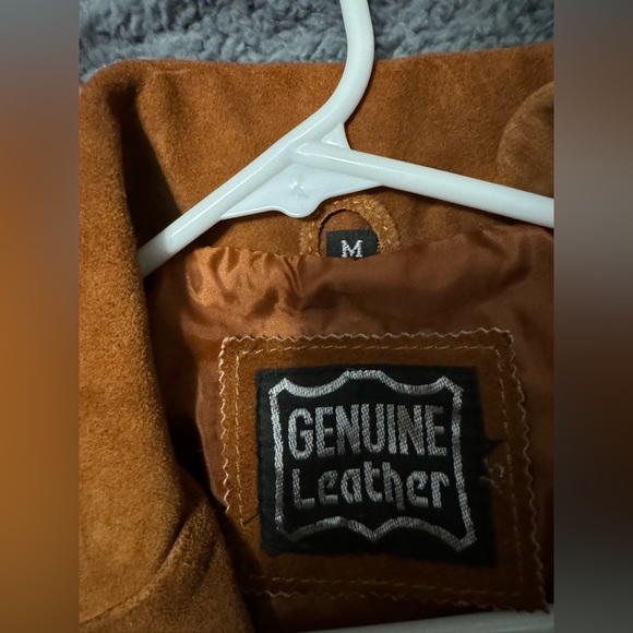 Cowgirl jacket with fringe tan M - Picture 3 of 3